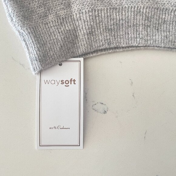 NEW WaySoft 100% Cashmere Oversized Beanie | One Size - Picture 2 of 5